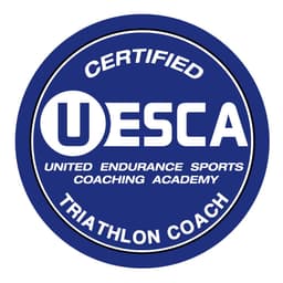 UESCA Certified Triathlon Coach badge